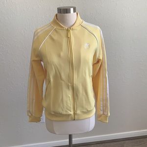 Adidas yellow track jacket